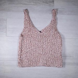 Knit Sweater Tank Top